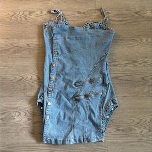 Stylish Denim Corset Dress